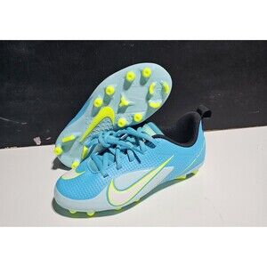 New Nike Alpha Huarache 8 Lacrosse Cleats Size 4.5Y Blue Teal New CZ6557-400